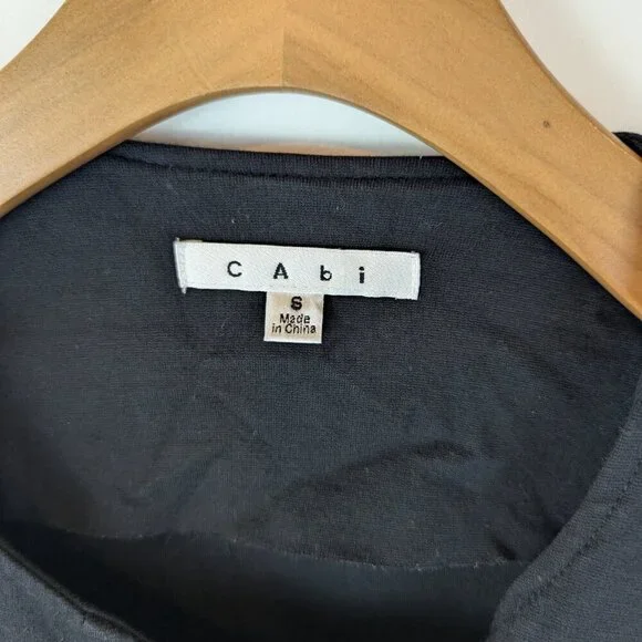 cAbi Ponte Knit Moto Jacket, Sz 6 - Picture 5 of 6